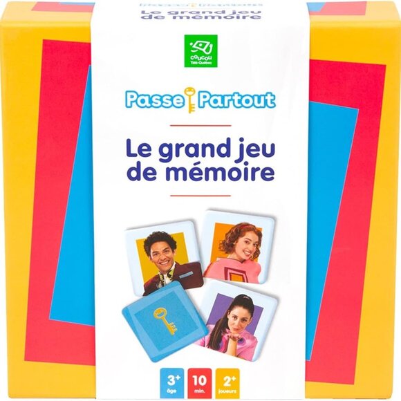 Brand New 🏭Passe-Partout Le Grand Jeu de Mémoire French Memory Game - Picture 7 of 13